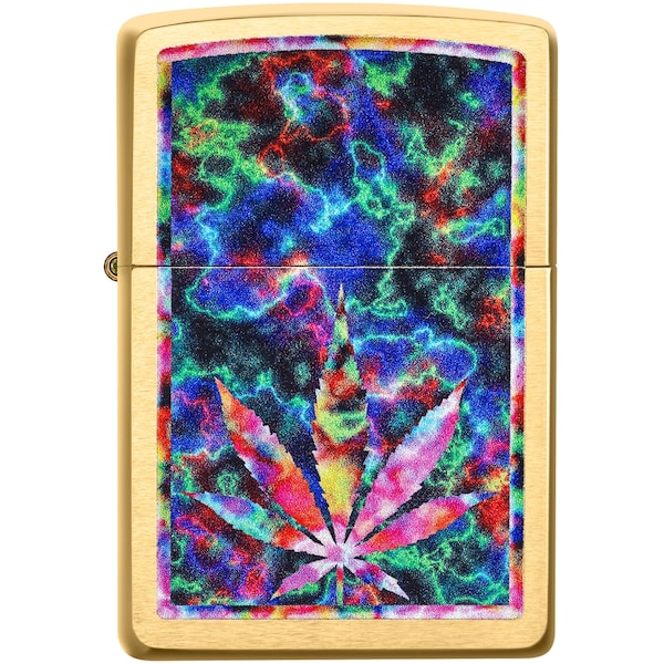 Zippo 2023 Zippo 204B Leaf Design ZIP-49398 - main